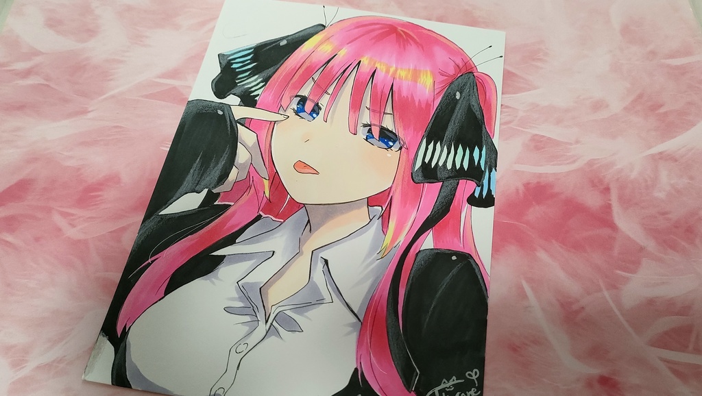 手描きイラスト◆ニ乃ちゃん◆B6サイズ