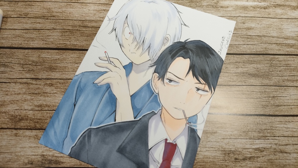 手描きイラスト◆ゲゲゲの謎◆A6サイズ