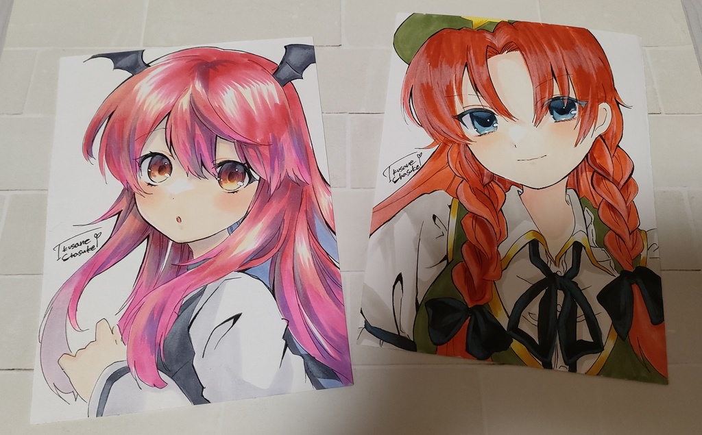 手描きイラスト◆東方project◆A6、B6サイズ