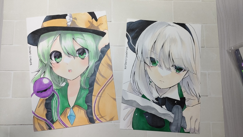 手描きイラスト◆東方project◆A6、B6サイズ