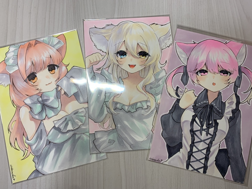 手描きイラスト◆はがきサイズ