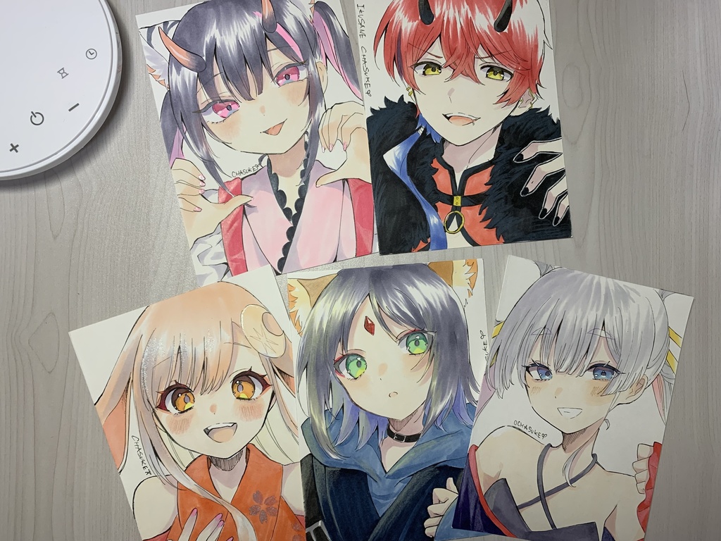 手書きイラスト◆超かぐや姫!◆A6サイズ