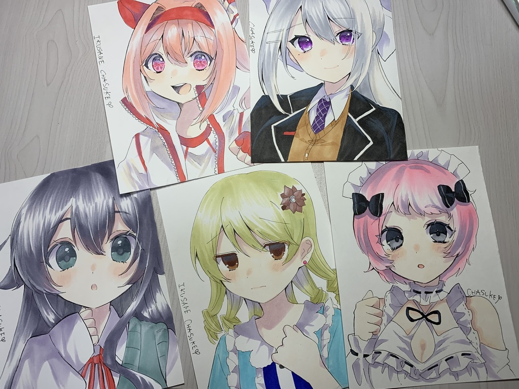 手描きイラスト◆A6サイズ