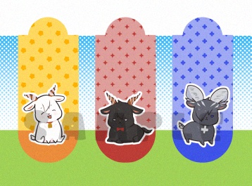 キャプリニー男子概念マグネットしおりセット