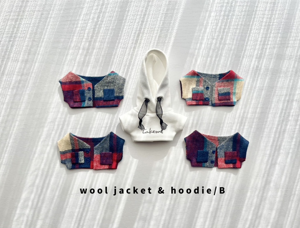 wool jacket & hoodie