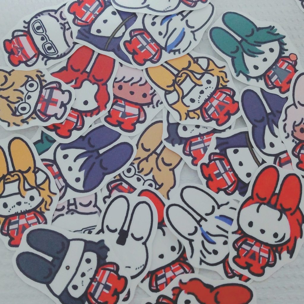 何をおっしゃるウサギさん♪シール(高校生ver)