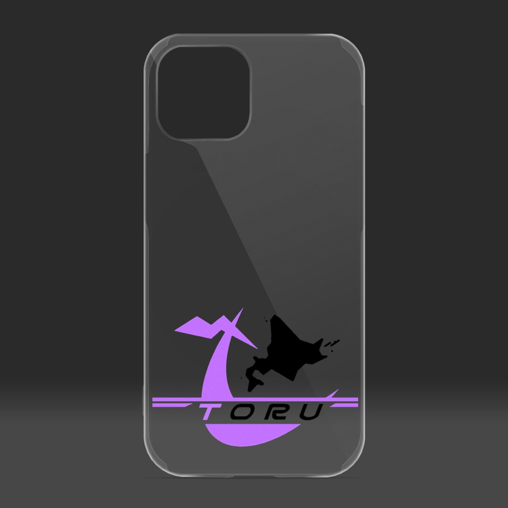 クリアiPhoneケース【とーるCH3代目ロゴ】