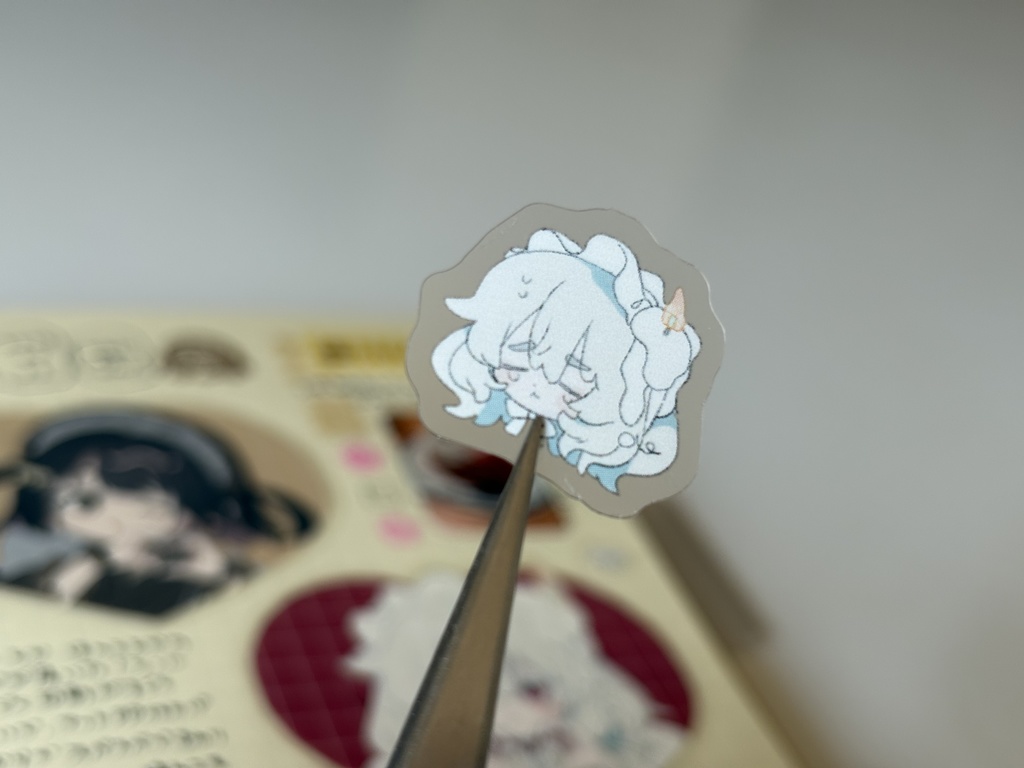 【グッズ】🍰ケーキちゃんクリアシールシート