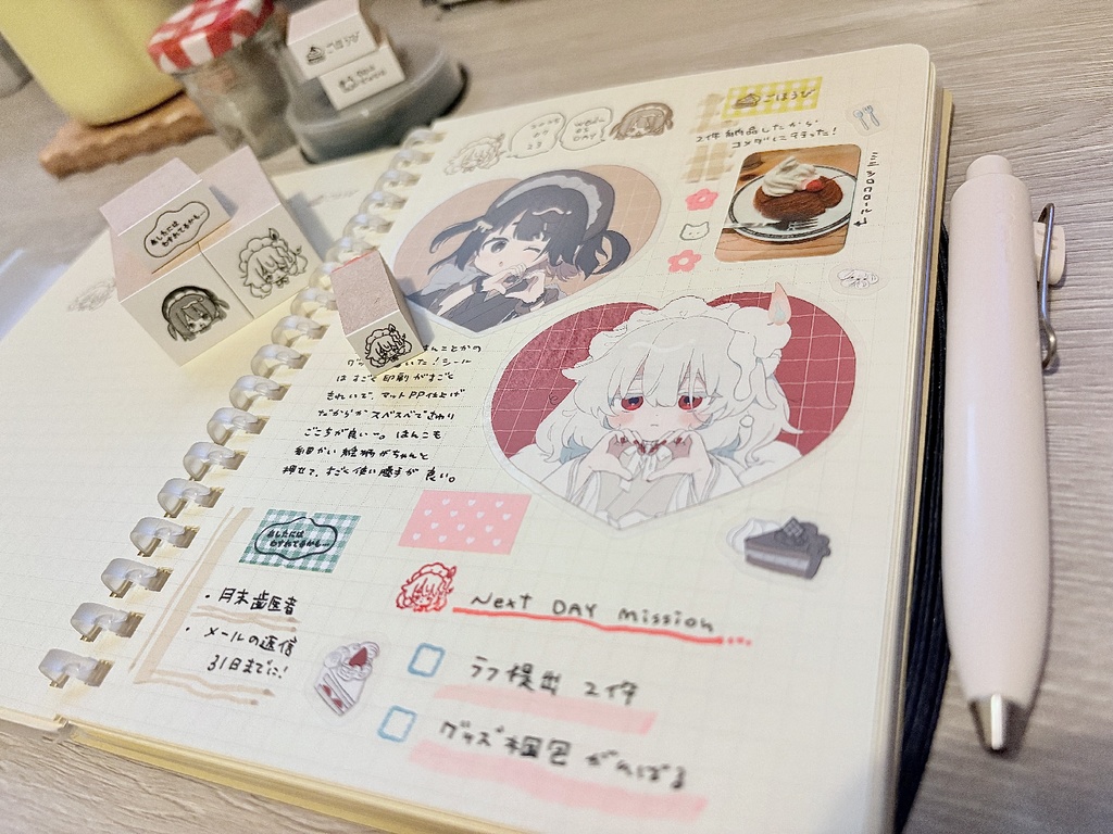 【グッズ】🍰ケーキちゃんクリアシールシート