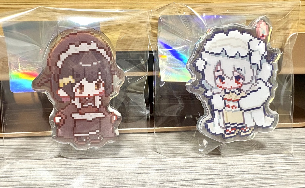 ぷっくりアクリルピンバッチ