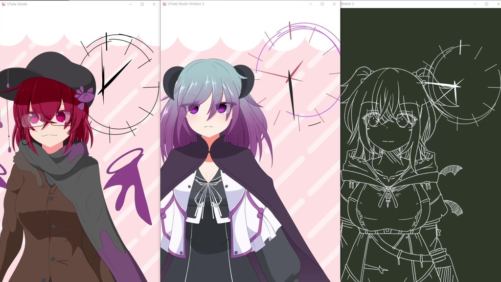 【VTubeStudio】動く時計型ヘイローアクセサリー