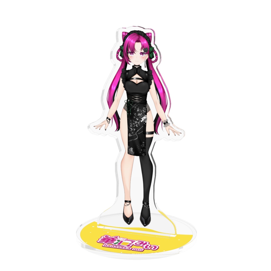 【常設】アクリルフィギュア(黒メイド)【華酒みい】