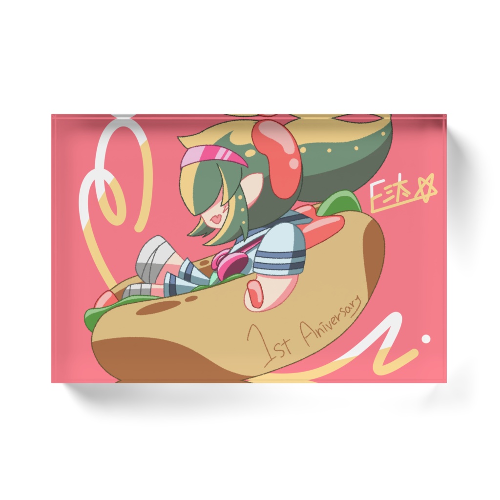 【一周年】アクリルブロックーホットドック【E汰】