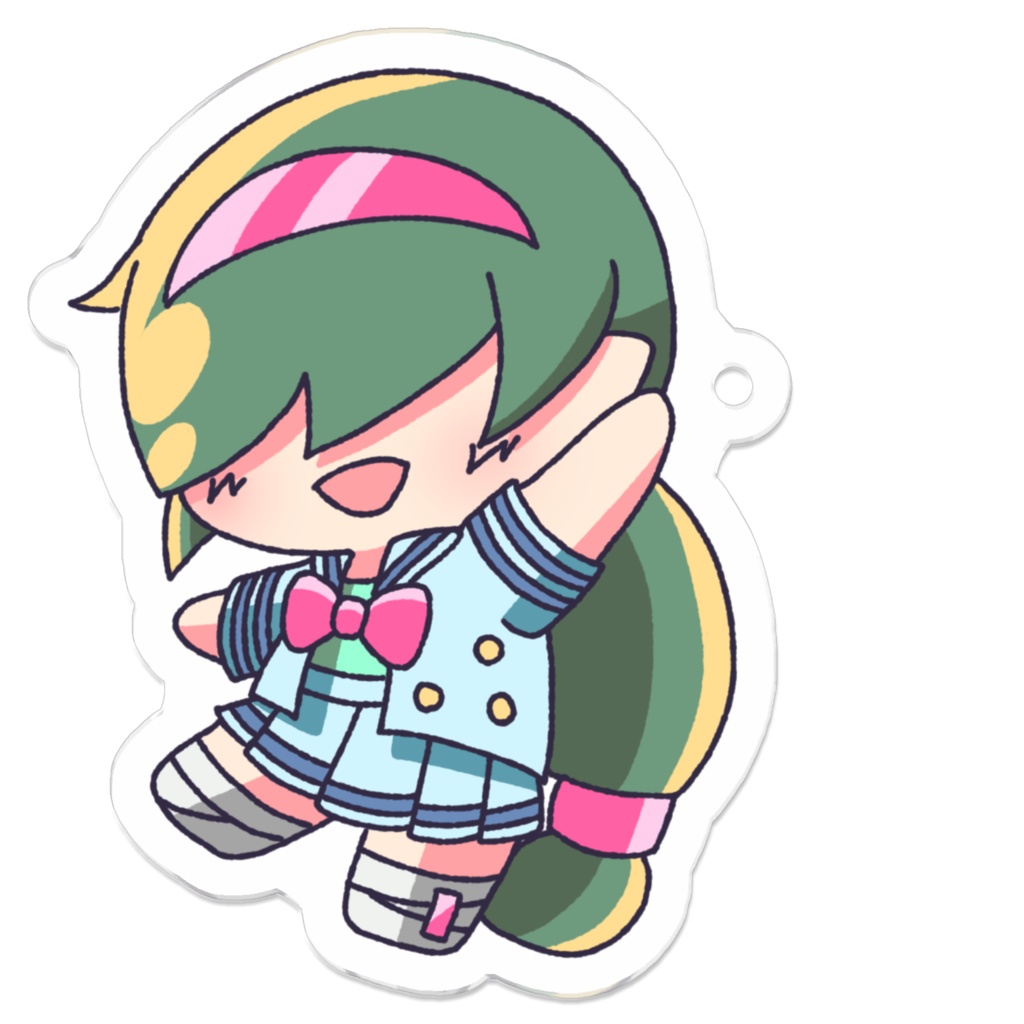 アクリルキーホルダー おててあっぷ【E汰】