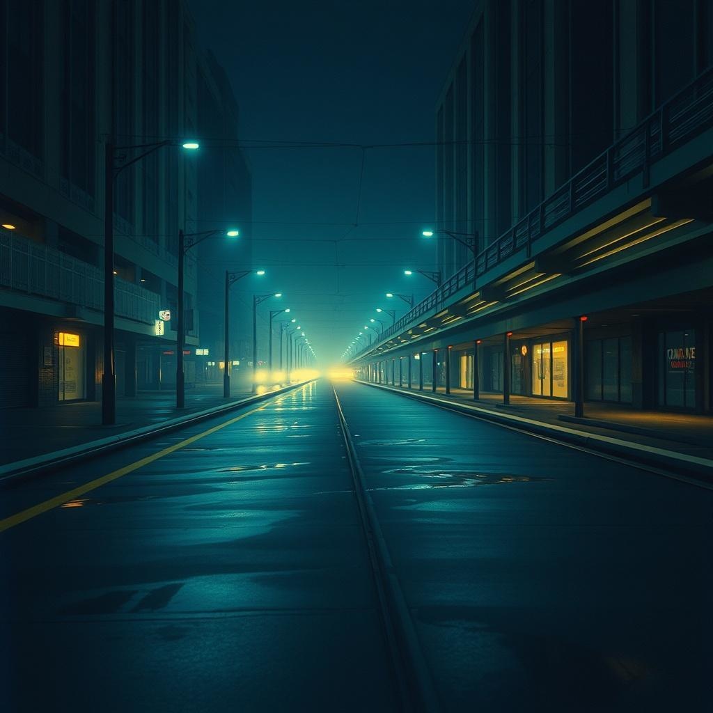 Night Series –Distant Train Lights