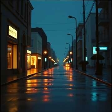 Rain Series – Quiet Rain Street