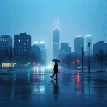 Rain Series – Rain Over the City