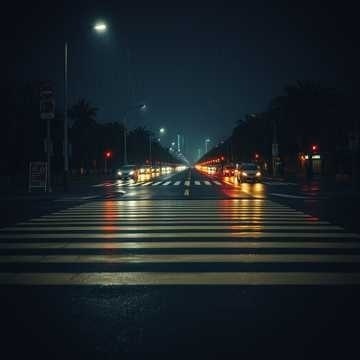 Rain Series - Rain on the Empty Crossing