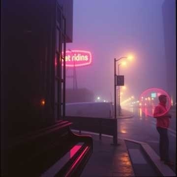 Night Series - Faint Light Through Window