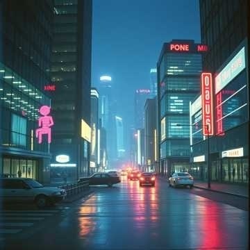 Night Series - Distant Traffic Glow