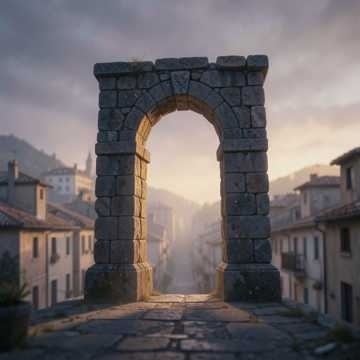 Cinematic Series - Empty Rail Reflection