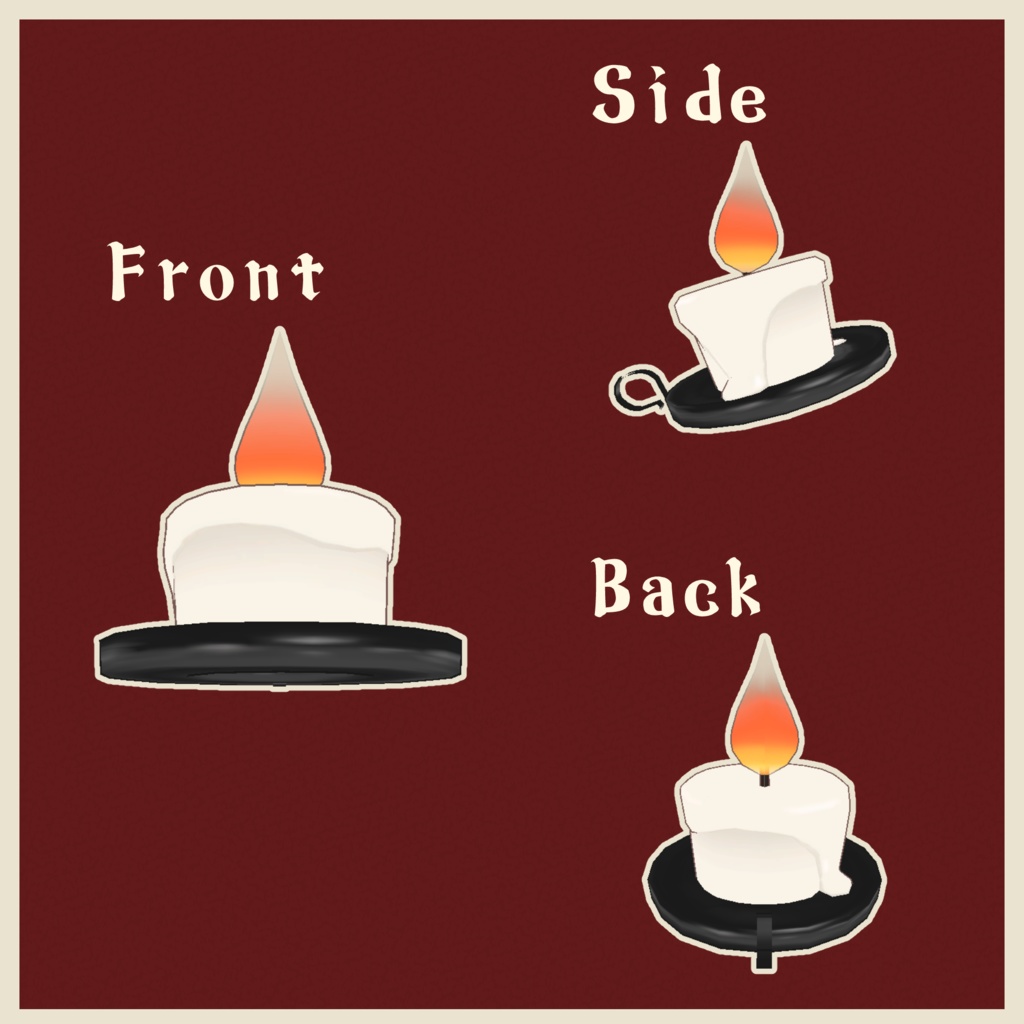 ろうそくシルクハット