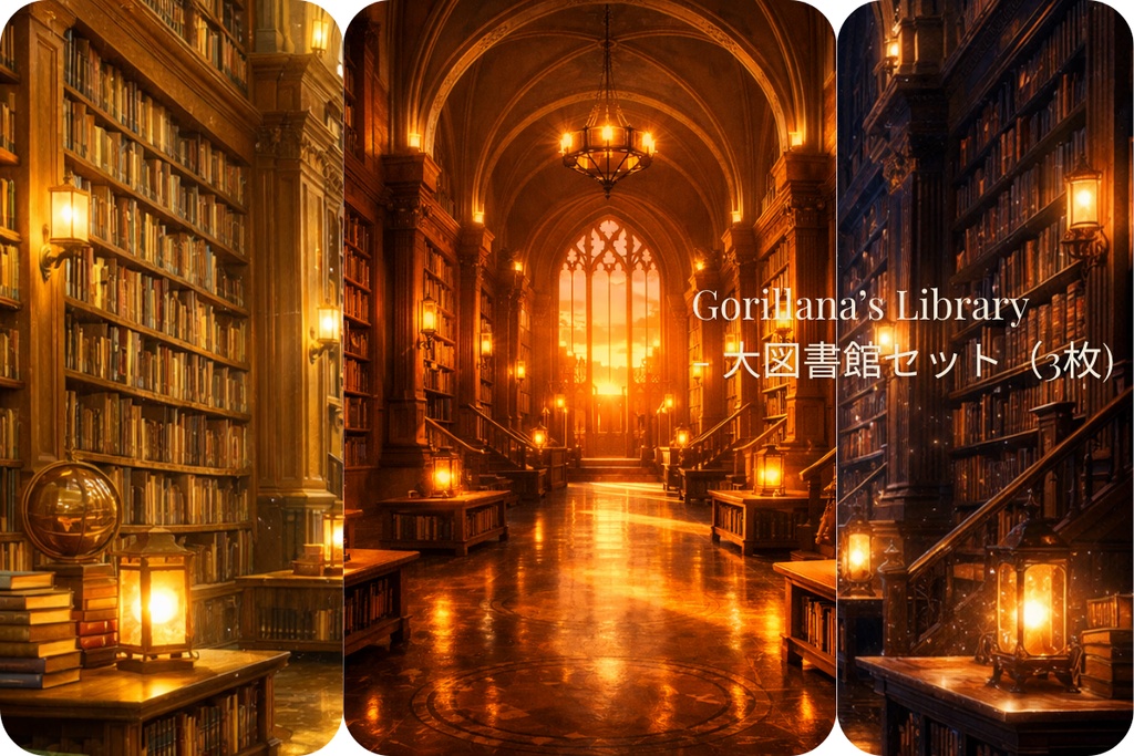 Gorillana World Pack 01:Library of Silence(3枚)