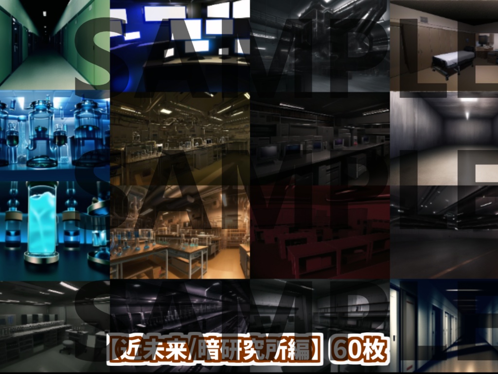 【背景イラスト】研究所パック120枚+おまけ20枚【TRPG背景素材/CoC】