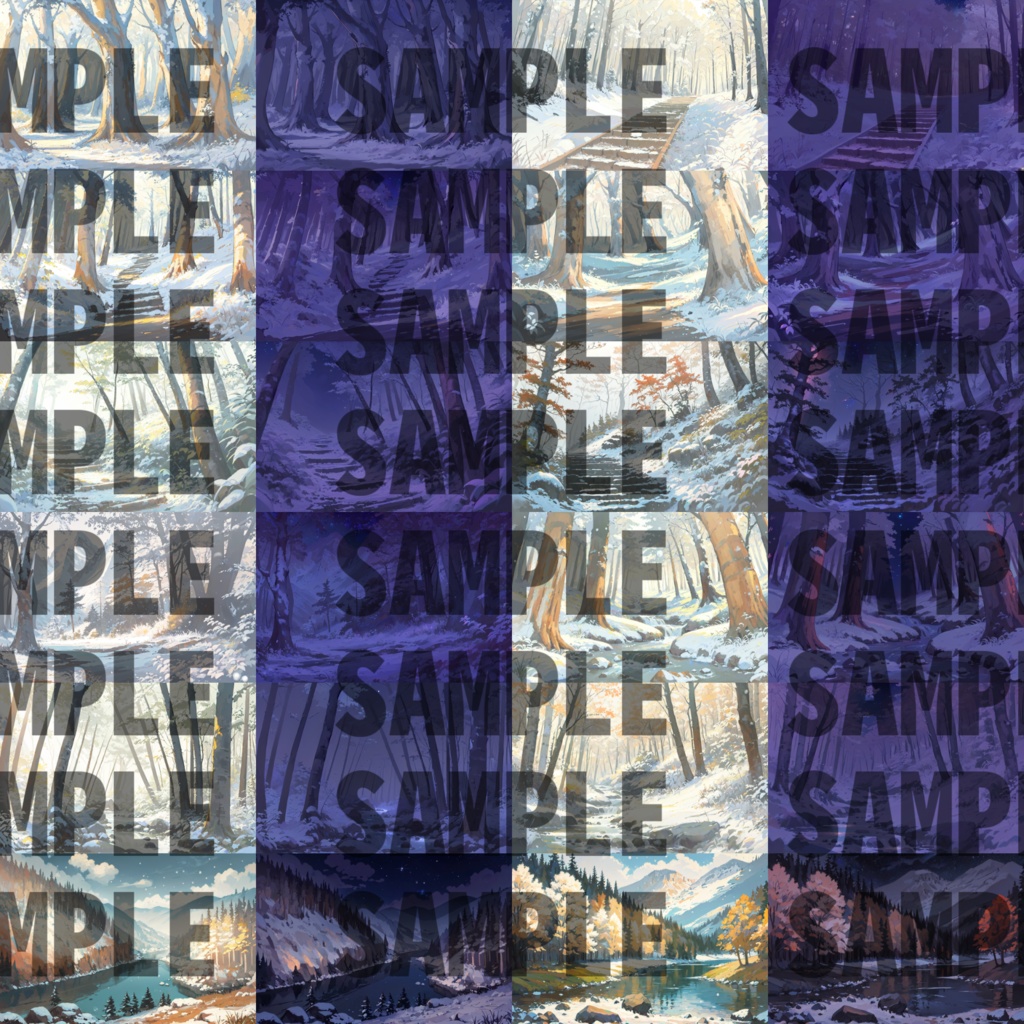 【まとめ割引!】背景イラストまとめパックその1 【TRPG・CoC背景素材/818枚】