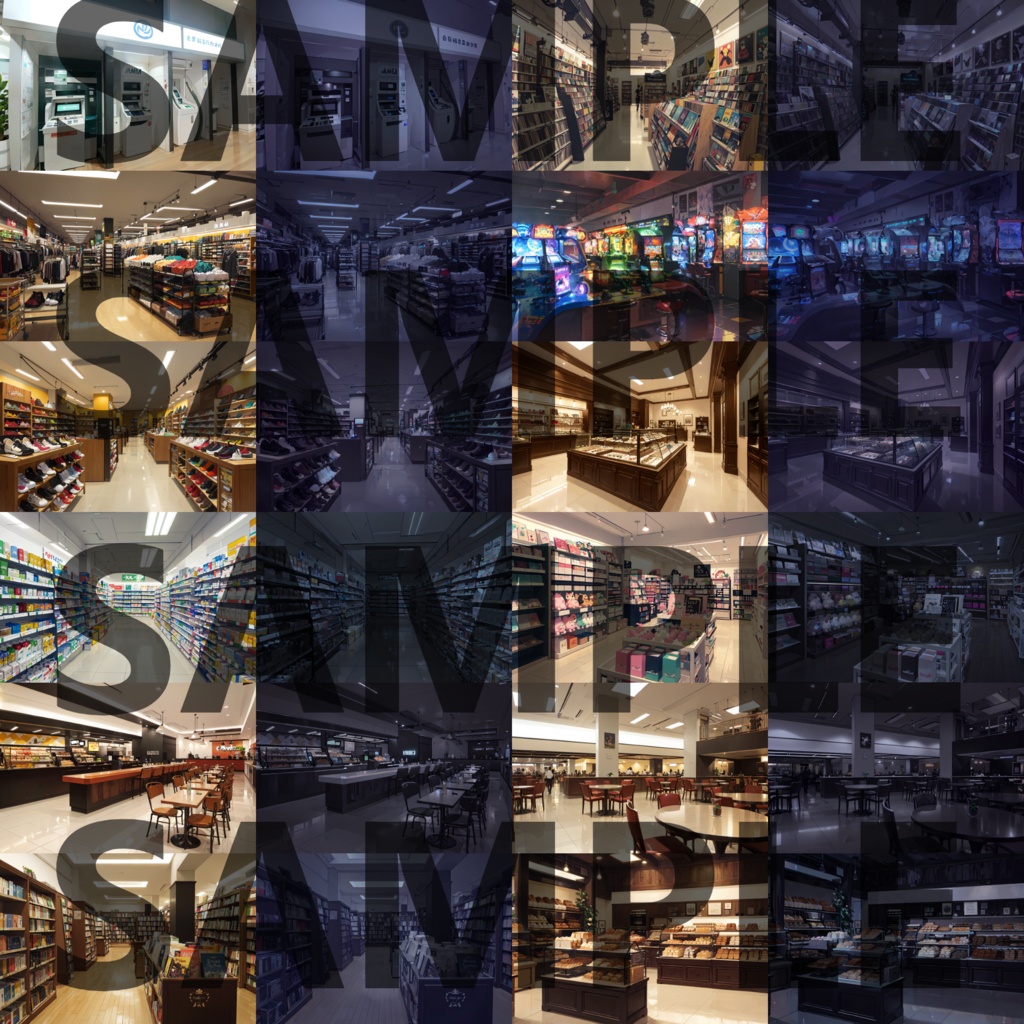 【まとめ割引!】病院・店・街中背景イラストまとめパック2【TRPG・CoC背景素材/434枚】