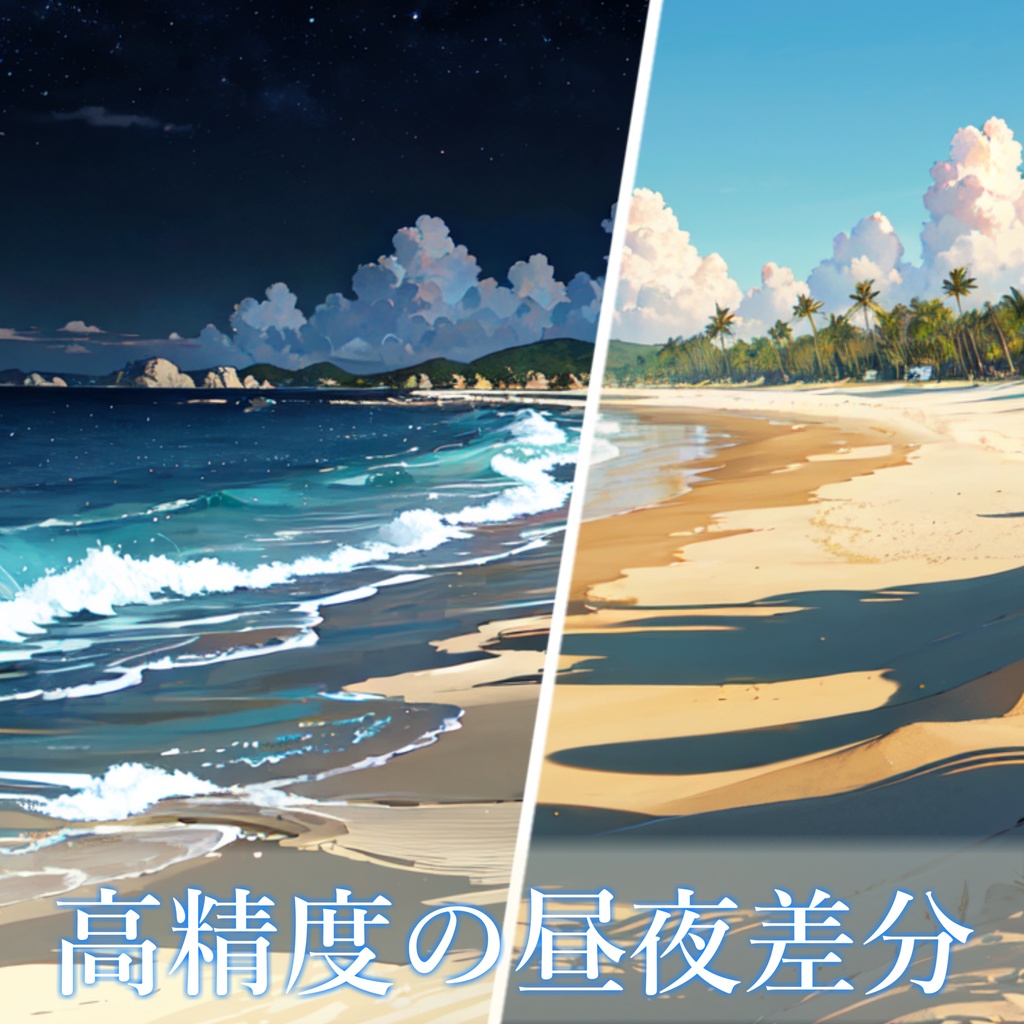 【背景イラスト】海背景パック130枚【TRPG背景素材/CoC】【昼夜差分】