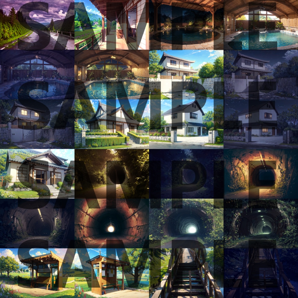 【オータムセール!】学校・田舎・教会・祭壇背景イラストまとめパック4【TRPG・CoC背景素材】