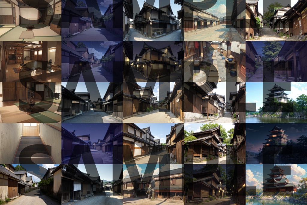 【まとめ割引!】研究所2・スキー場・雪山・江戸・江戸村背景イラストまとめパック8【TRPG・CoC背景素材】