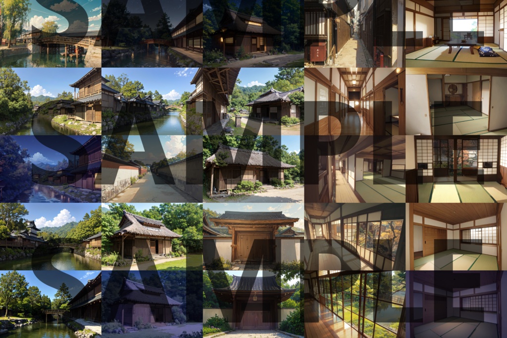 【まとめ割引!】研究所2・スキー場・雪山・江戸・江戸村背景イラストまとめパック8【TRPG・CoC背景素材】