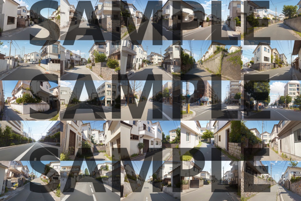 【まとめ割引!】家の中2・住宅地道路・テレビ局・公園背景イラストまとめパック9【TRPG・CoC背景素材/453枚】