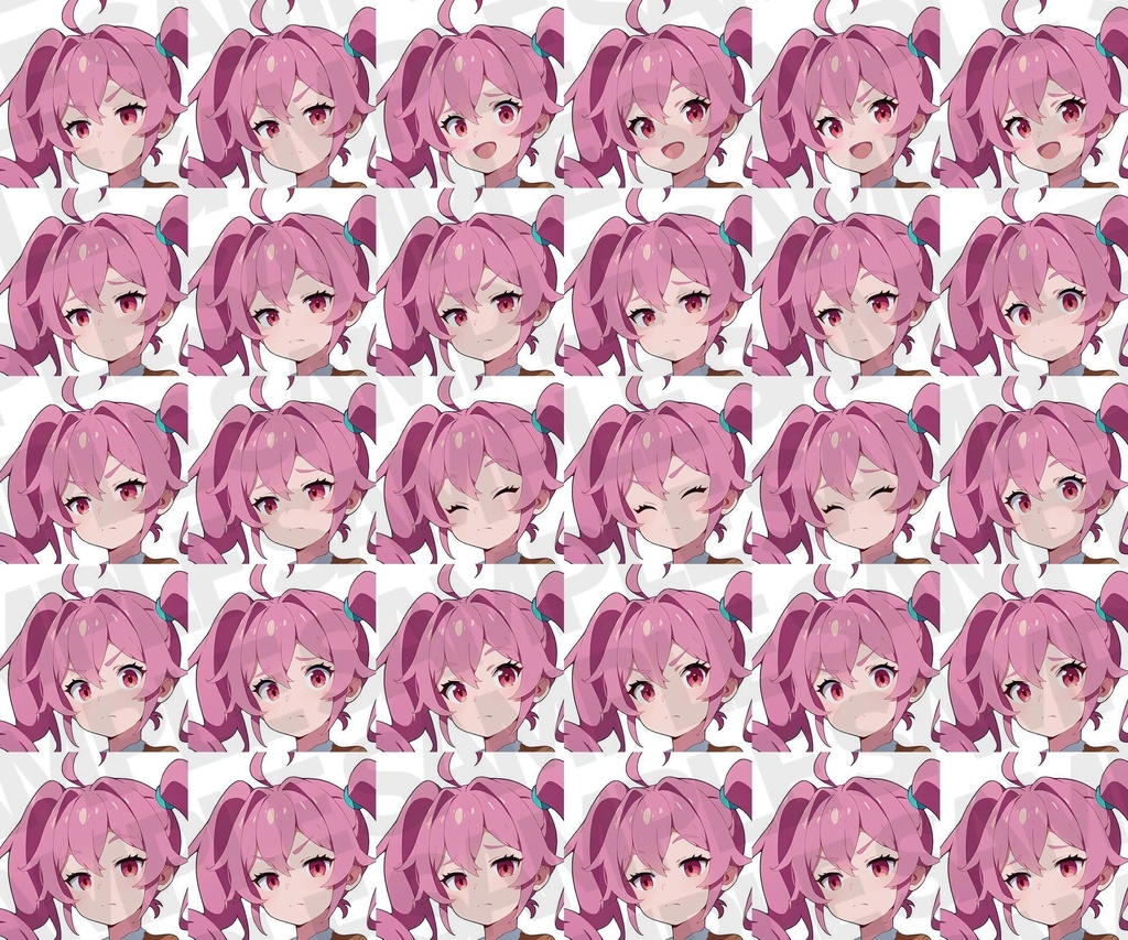 【無料有!】桃髪女子学生立ち絵【CoC/TRPG/立ち絵素材】【表情差分&私服差分&PSDファイル】立ち絵イラスト