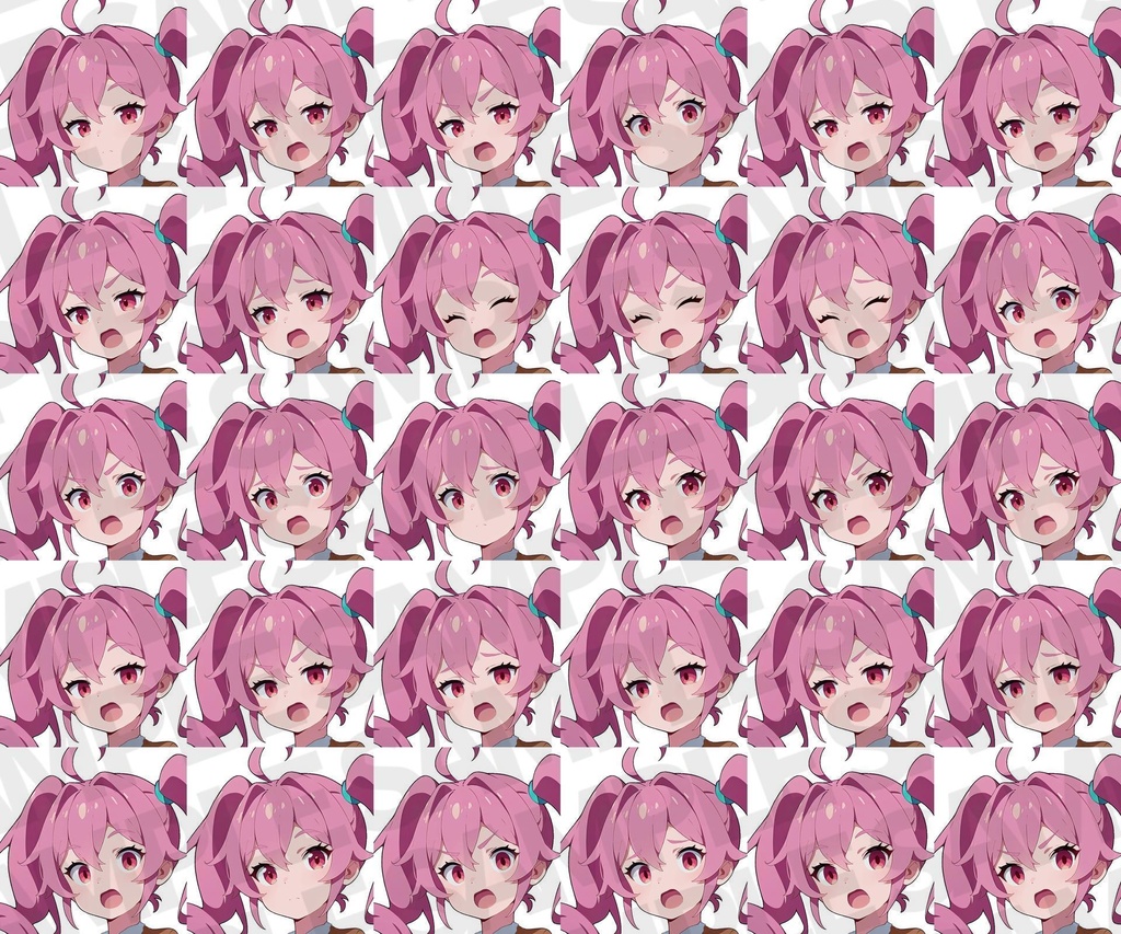 【無料有!】桃髪女子学生立ち絵【CoC/TRPG/立ち絵素材】【表情差分&私服差分&PSDファイル】立ち絵イラスト