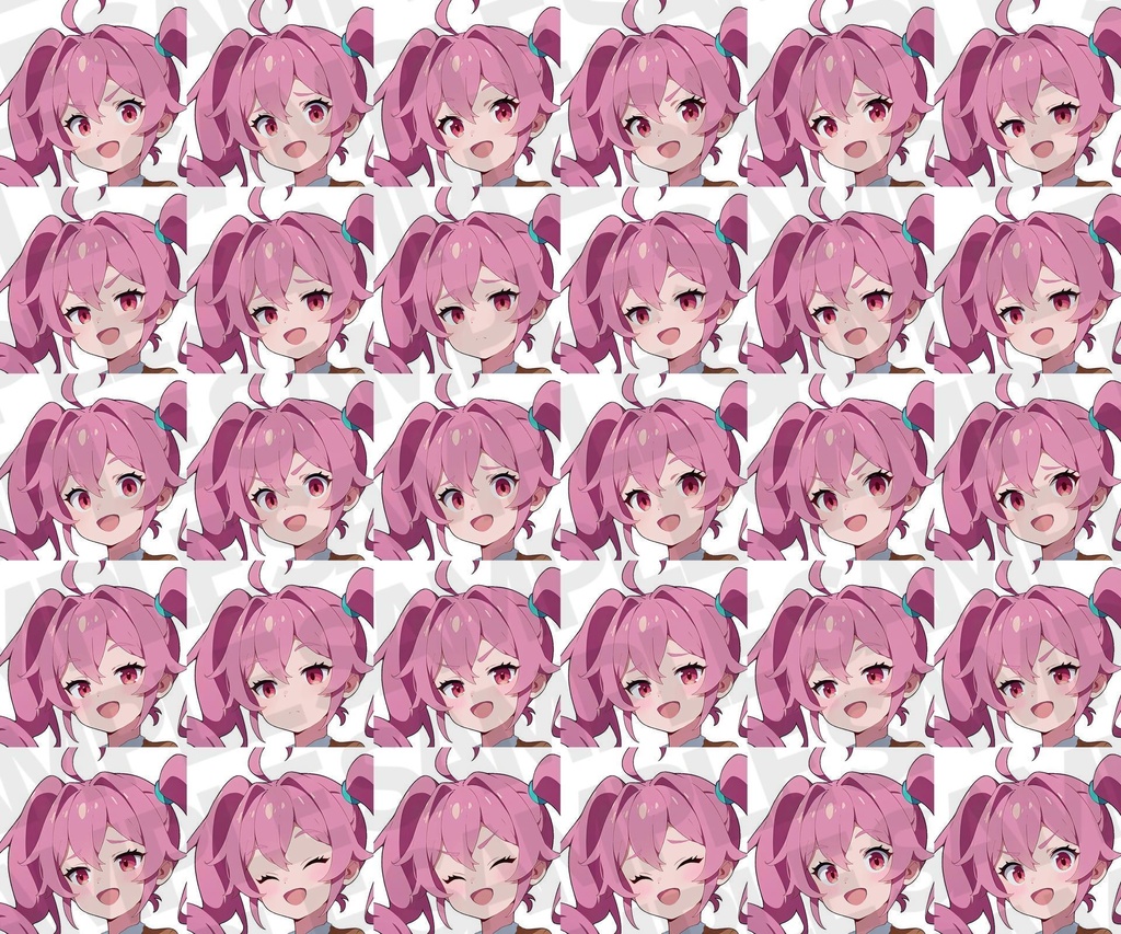 【無料有!】桃髪女子学生立ち絵【CoC/TRPG/立ち絵素材】【表情差分&私服差分&PSDファイル】立ち絵イラスト