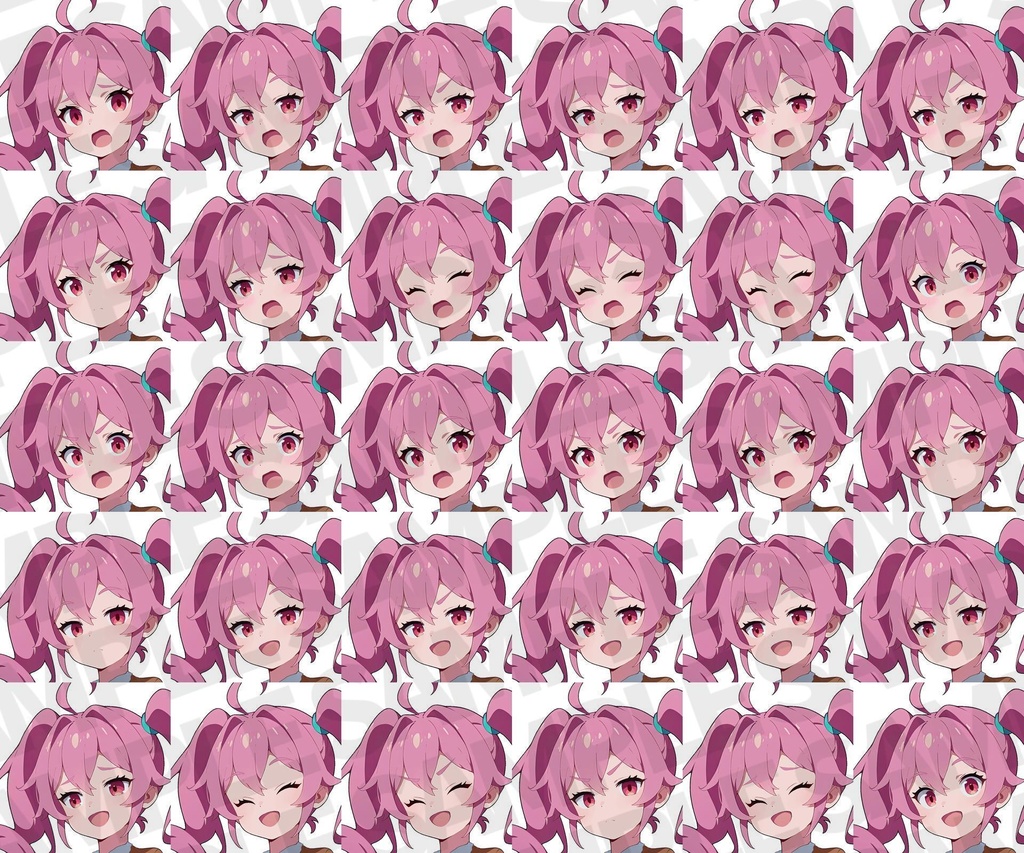 【無料有!】桃髪女子学生立ち絵【CoC/TRPG/立ち絵素材】【表情差分&私服差分&PSDファイル】立ち絵イラスト