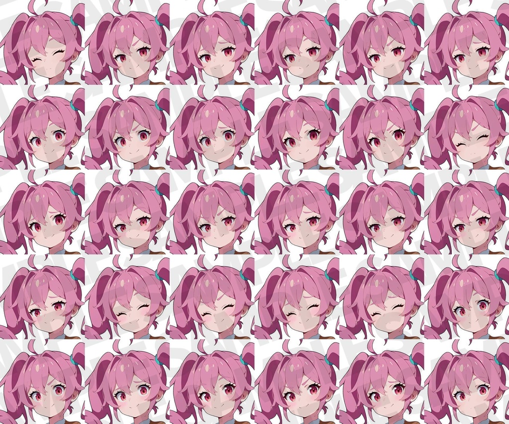 【無料有!】桃髪女子学生立ち絵【CoC/TRPG/立ち絵素材】【表情差分&私服差分&PSDファイル】立ち絵イラスト