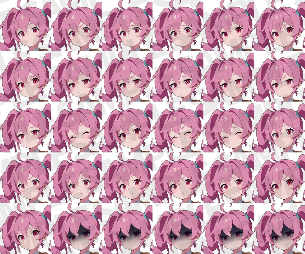 【無料有!】桃髪女子学生立ち絵【CoC/TRPG/立ち絵素材】【表情差分&私服差分&PSDファイル】立ち絵イラスト