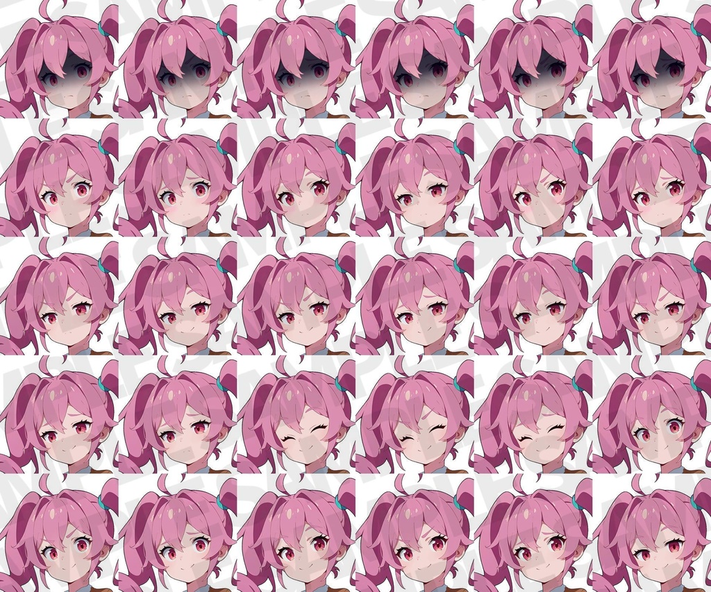 【無料有!】桃髪女子学生立ち絵【CoC/TRPG/立ち絵素材】【表情差分&私服差分&PSDファイル】立ち絵イラスト