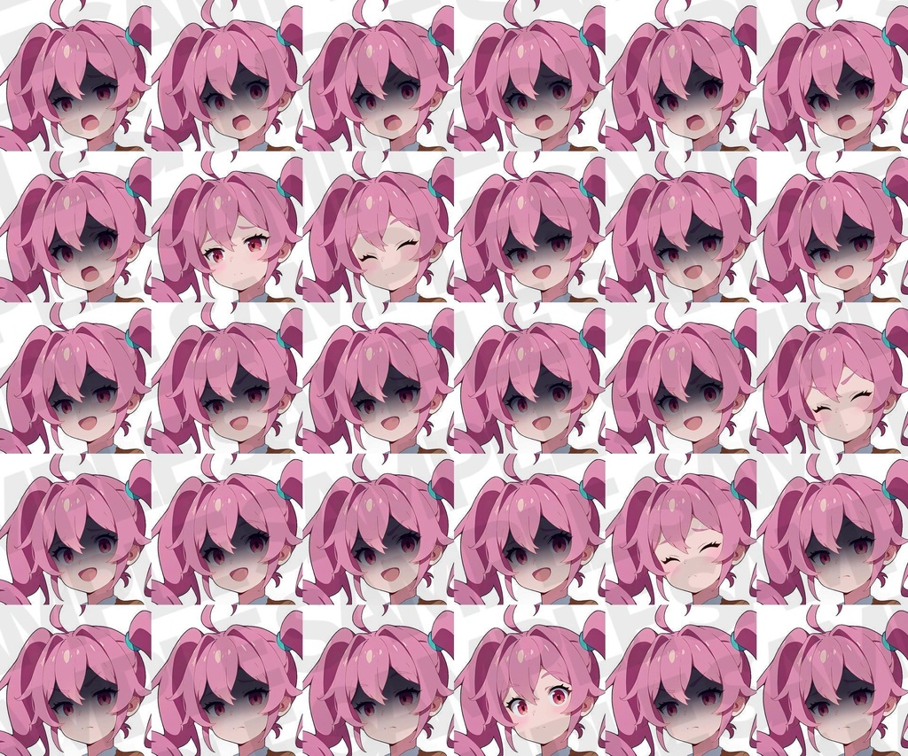 【無料有!】桃髪女子学生立ち絵【CoC/TRPG/立ち絵素材】【表情差分&私服差分&PSDファイル】立ち絵イラスト