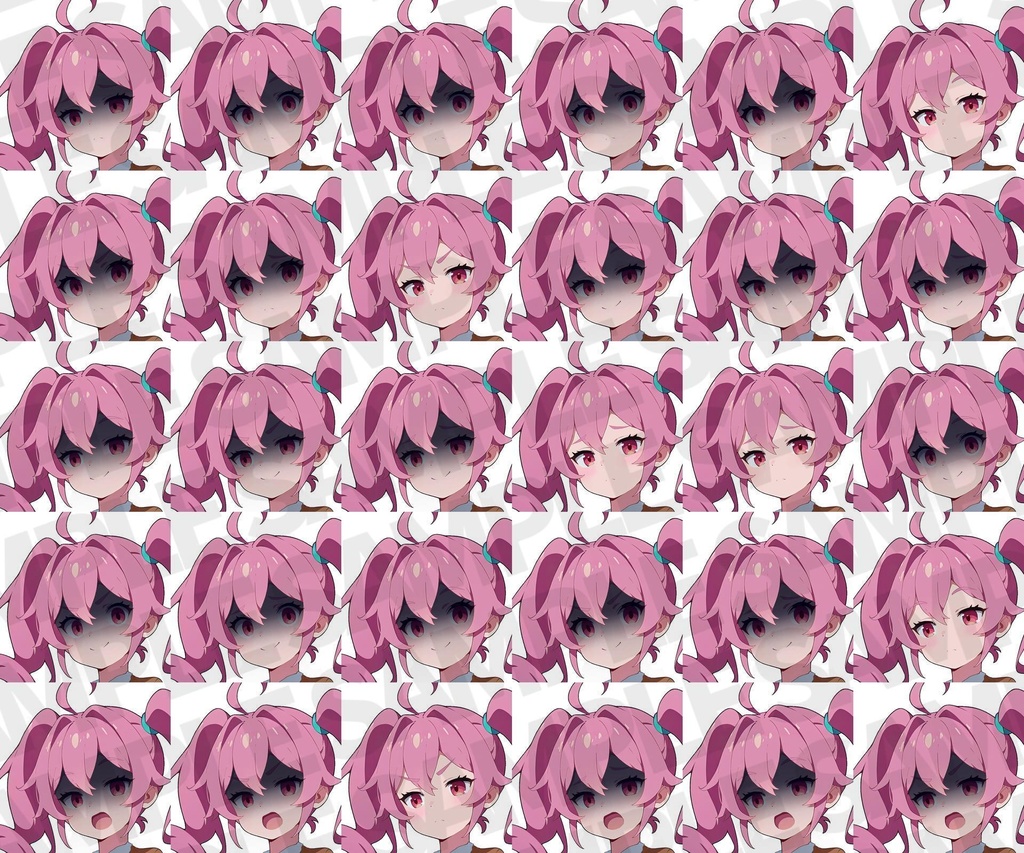 【無料有!】桃髪女子学生立ち絵【CoC/TRPG/立ち絵素材】【表情差分&私服差分&PSDファイル】立ち絵イラスト