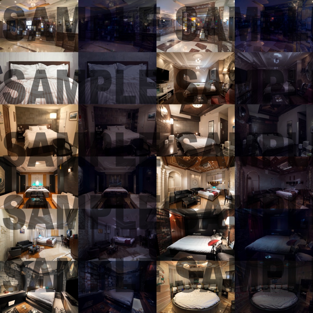 【まとめ割引!】廃校/旧校舎・水族館・ラブホテル・花火大会・幻想世界2背景イラストまとめパック10【TRPG・CoC背景素材】