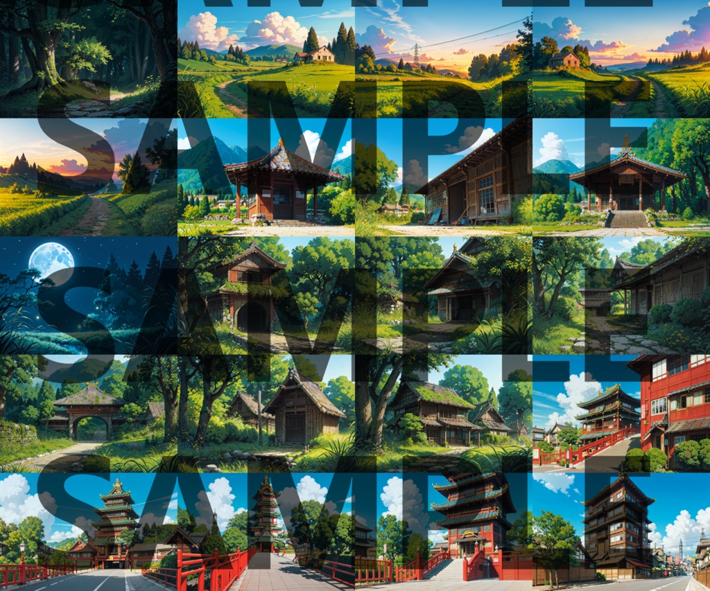 【まとめ割引!】廃校/旧校舎・水族館・ラブホテル・花火大会・幻想世界2背景イラストまとめパック10【TRPG・CoC背景素材】