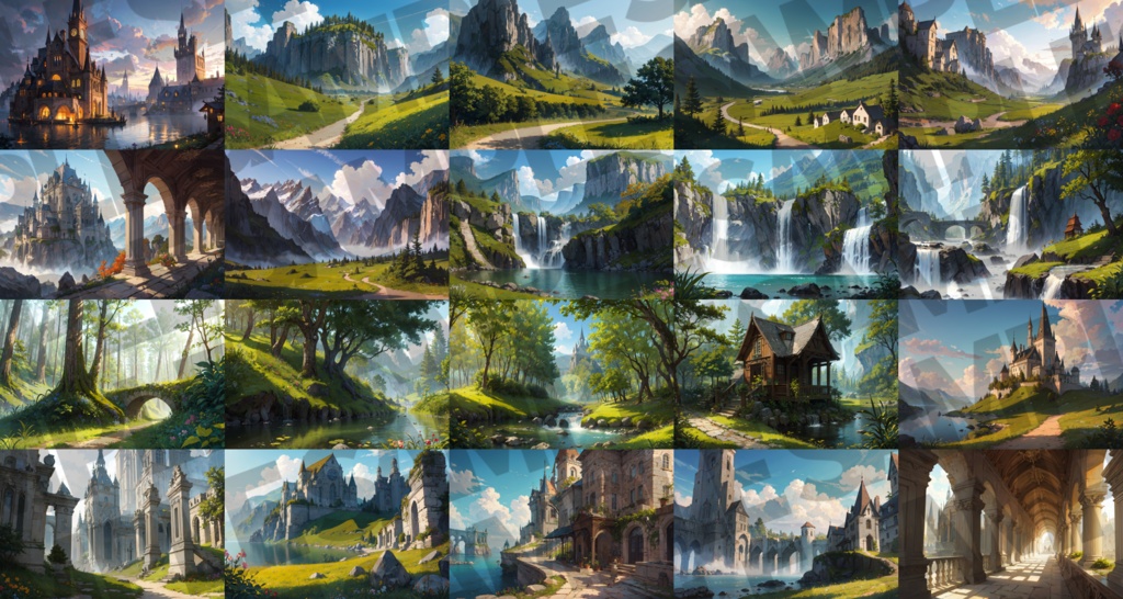 【背景イラスト】幻想的な世界3 40枚【CoC/TRPG】