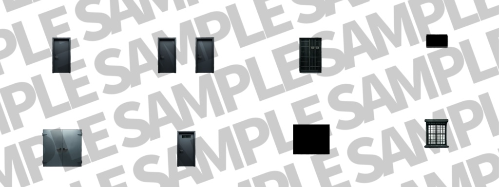 【背景イラスト】黒い部屋風景672枚+おまけ差分【TRPG背景素材/CoC】【明暗差分】