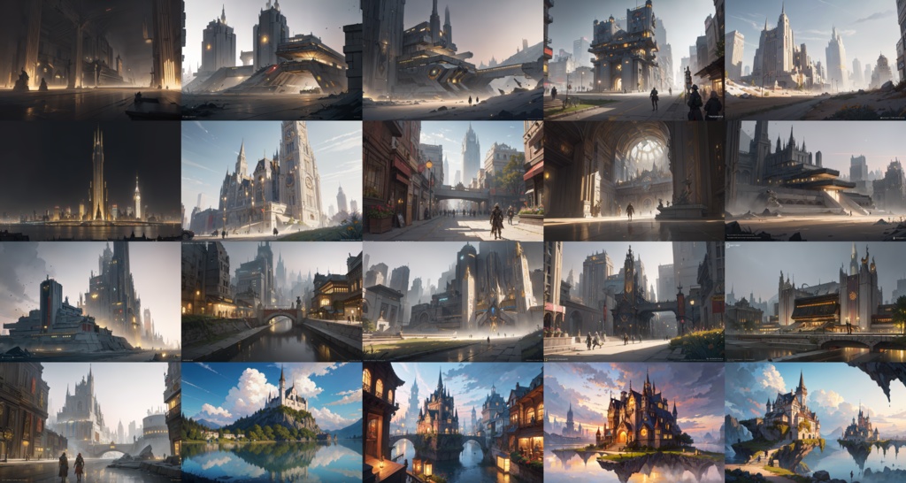 【まとめ割引!】街その5・廃墟(家の中)・ダンジョン/洞窟・サイバーパンク・幻想世界3背景イラストまとめパック11【TRPG・CoC背景素材】