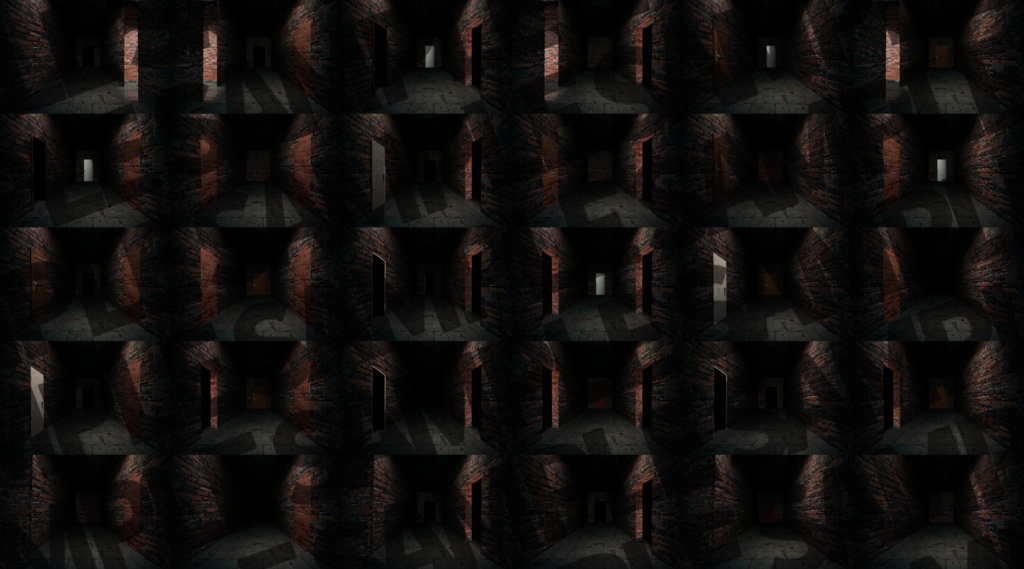 【背景イラスト】ダンジョン・洞窟3【扉・出口・通路差分】背景イラスト